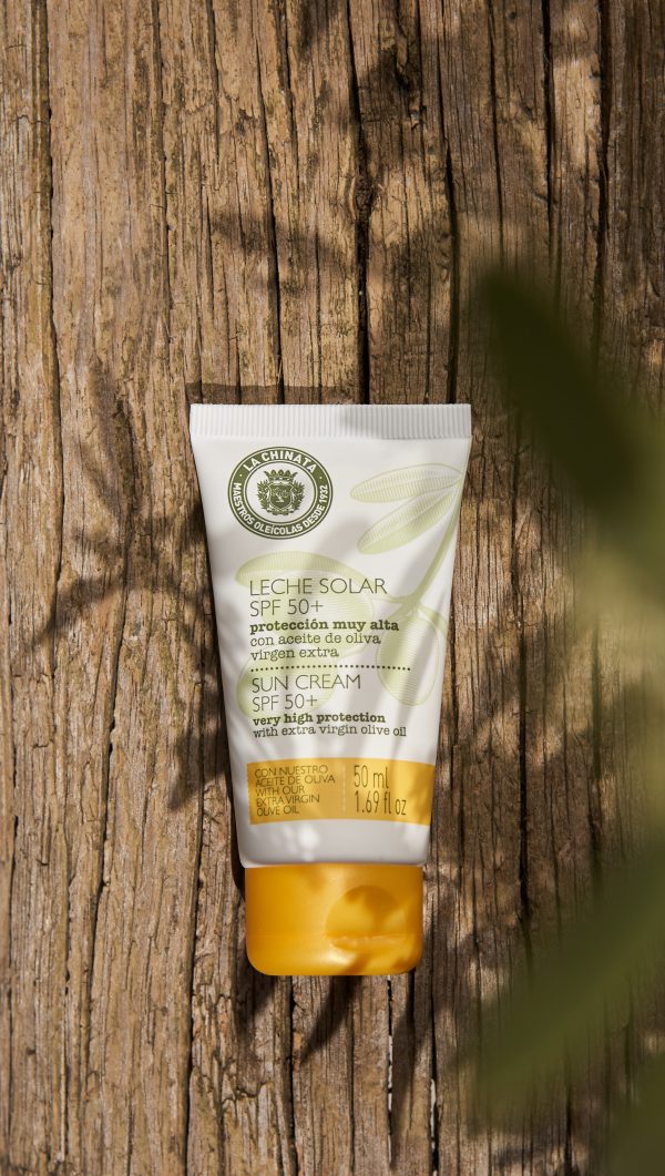 Mléko na Opalování na Obličej SPF 50+ s Extra Panenským Olivovým Olejem