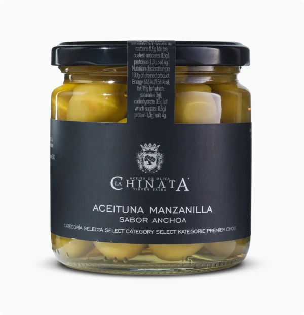 Olivy Manzanilla S Příchutí Ančoviček