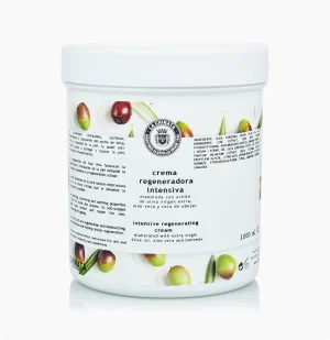 Přírodní Regenerační Krém S Bio Extra Panenským Olivovým Olejem, Aloe Vera a Včelím Voskem 1 L