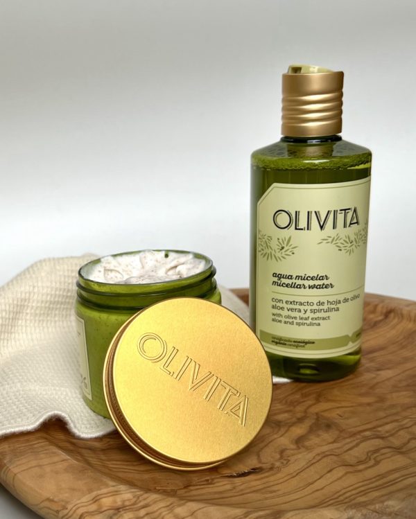 Micelární Voda s Extraktem z Olivových Listů, Aloe Vera a Spirulina OLIVITA