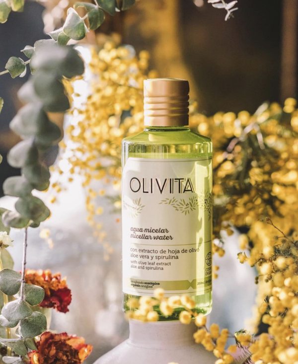 Micelární Voda s Extraktem z Olivových Listů, Aloe Vera a Spirulina OLIVITA