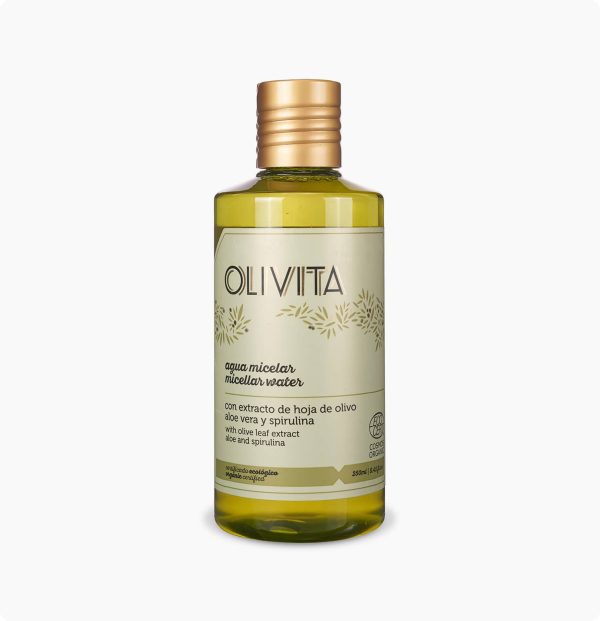 Micelární Voda s Extraktem z Olivových Listů, Aloe Vera a Spirulina OLIVITA
