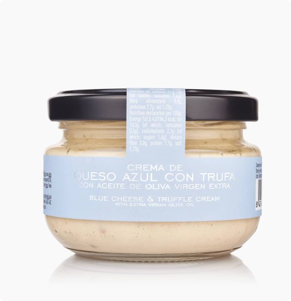 crema-de-queso-azul-con-trufa-con-aceite-de-oliva-virgen-extra-la-chinata.jpg Krém Z Modrého Sýra S Lanýžem i Extra Panenským Olivovým Olejem