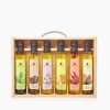 estuche-de-madera-cuadrado-seis-condimentos-la-chinata.jpg Dřevěná Kazeta 6 Ochucené Oleje X 250 Ml