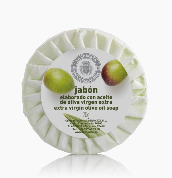 jabon-elaborado-con-aceite-de-oliva-virgen-extra-la-chinata.jpg Mýdlo S Extra Panenským Olivovým Olejem 20g