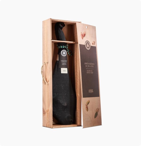 Iberská Šunka Krmená Žaludy 50% Iberského Plemene s Kostí (Jamón Ibérico de Bellota)