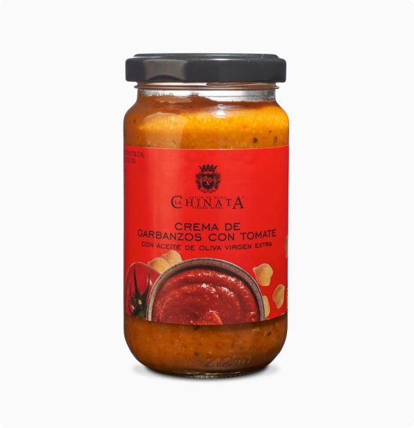 crema-de-garbanzos Cizrnový a Rajčatový Krém s Extra Panenským Olivovým Olejem