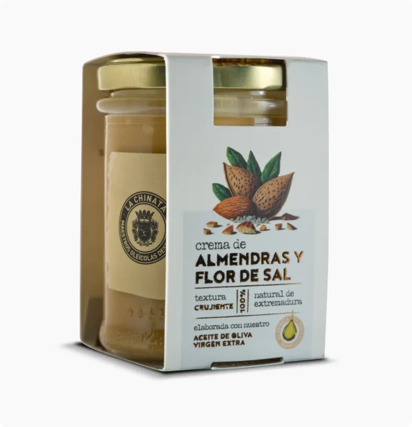 crema de almendras y flor de sal Mandlový Krém a Fleur de Sel s Extra Panenským Olivovým Olejem