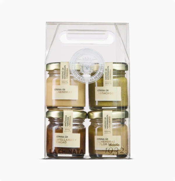 muestras cremas frutos secos Balení 4 Mini Ořechových Krémů