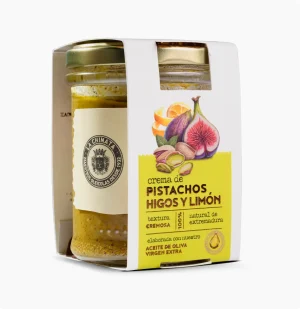 crema de pistachos higo y limon Pistáciový, Fíkový a Citronový Krém s Extra Panenským Olivovým Olejem