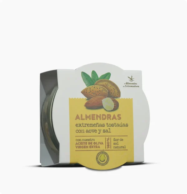 almendras-tostadas-mini Pražené Mandle z Extremadury s Extra Panenským Olivovým Olejem a Solí Mini